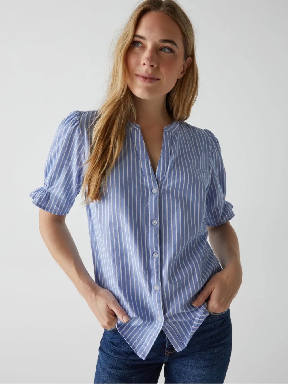 Michael Stars Eva Button Down Shirt